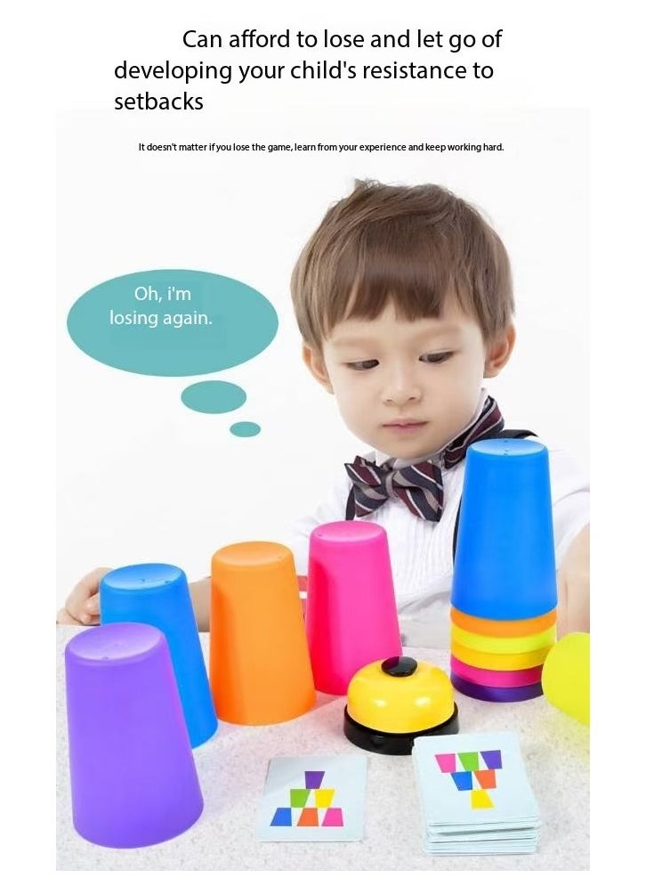 DELGREEN - Portable Quick Cups Games for Kids and Classic Family toys - Image 1