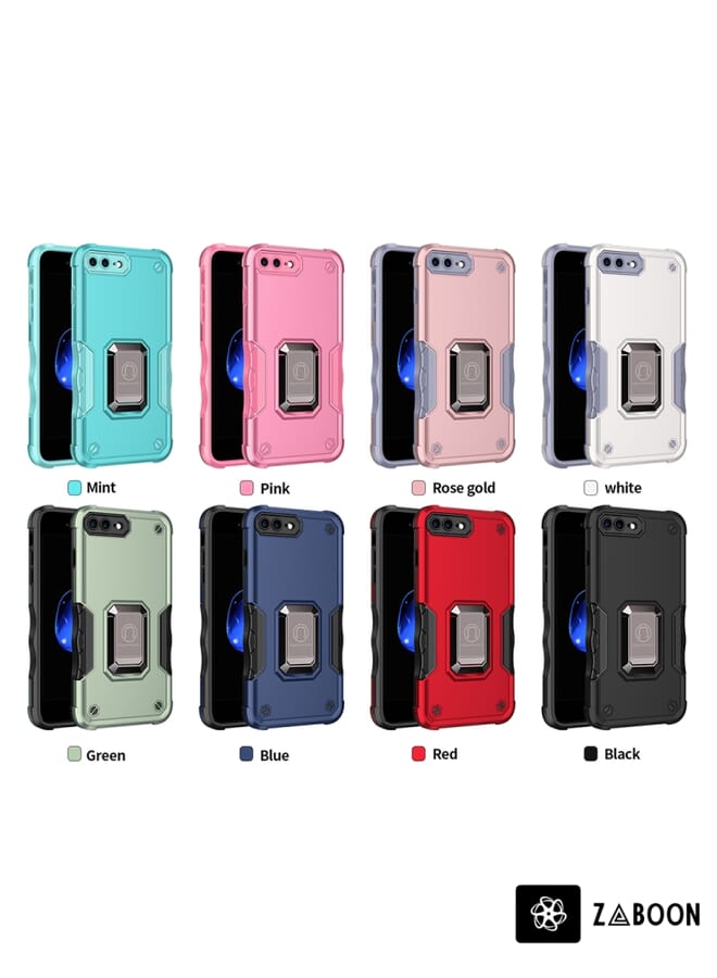 Zaboon Ring Holder Non-slip Armor  Protective Case Cover For iPhone 8 Plus / 7 Plus - Image 2