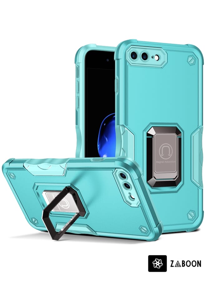 Zaboon Ring Holder Non-slip Armor  Protective Case Cover For iPhone 8 Plus / 7 Plus - Image 1
