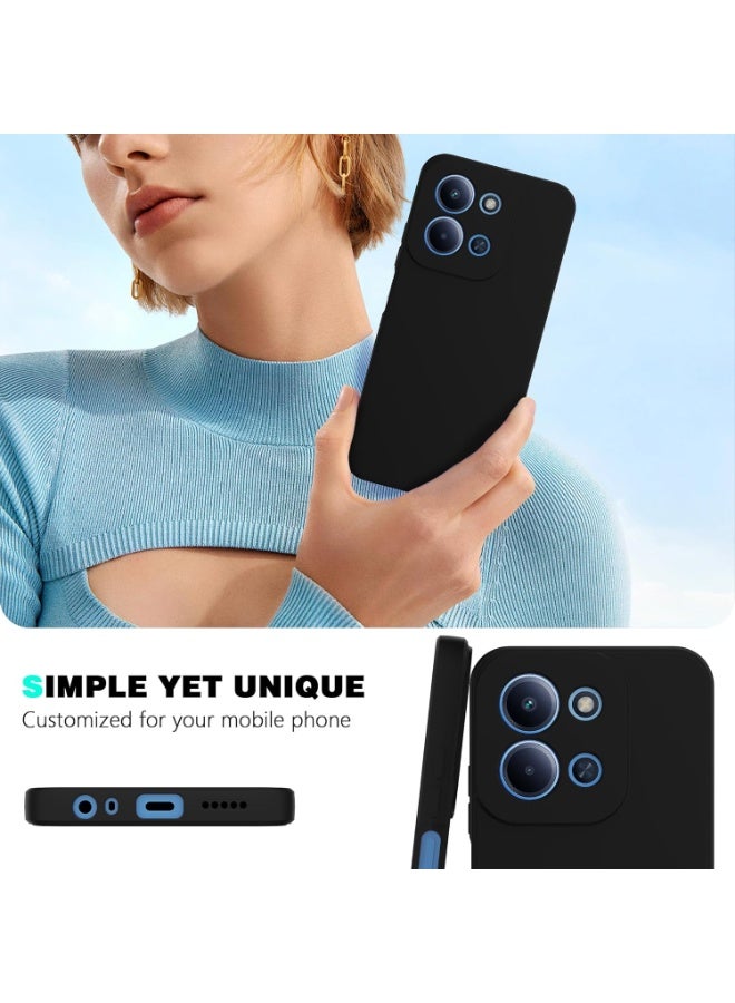 Redmi 15C Back Cover Case Raised Edges Protection Slim Fit Back Case for Redmi 15C - Black - Image 5