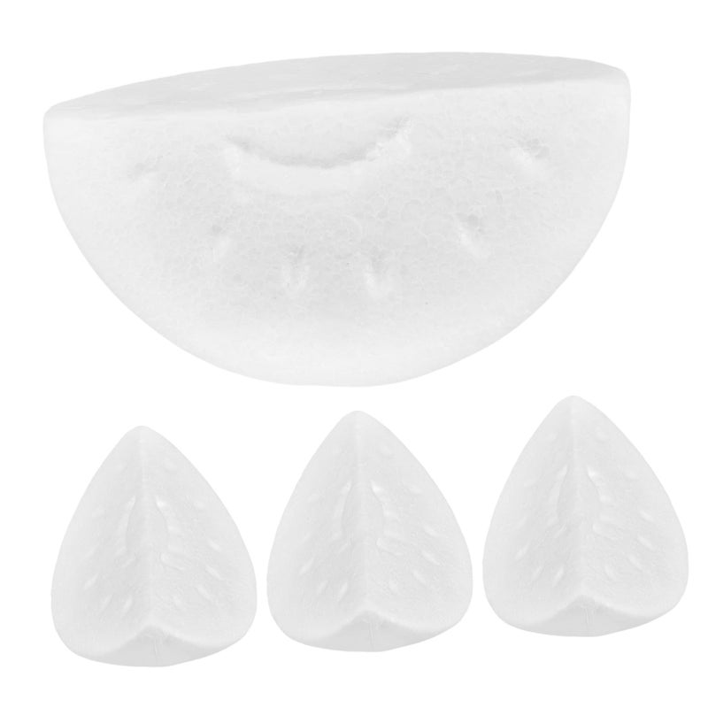 Realistic Fake Watermelon Slices Foam Fruit Models 4PCS Home Decor Kitchen Display Lightweight Crafting Props - Image 2