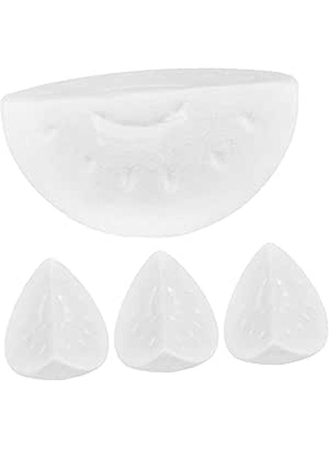 Realistic Fake Watermelon Slices Foam Fruit Models 4PCS Home Decor Kitchen Display Lightweight Crafting Props - Image 1
