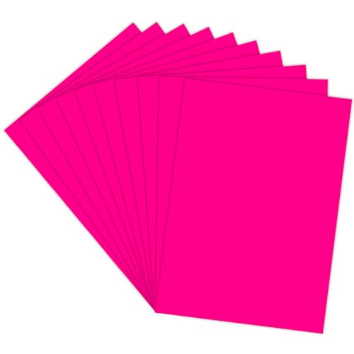 Lakeer A4 Color Paper 50 Sheets (Dark Pink) Premium Colour 180 GSM Pack for Copy Printing, DIY Art & Craft, Projects, Decoration, Other Office Printing, etc. - Image 1