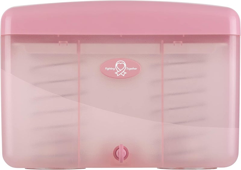 EZPULL EZbrnd Countertop SLIMFOLD Hand Towel Dispenser for Kitchen/Bathroom/Office/RV/Airbnb, Guest Towel Holder, Pink - Image 3