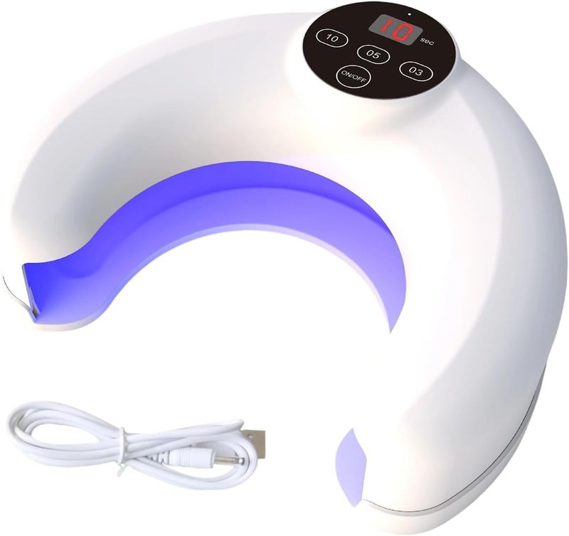 Led Nail Lamp - Smart Sensor Lamp, Uv Gel Curing, Portable Nail Device, Adjustable Power Settings | Suitable for Girls Women Beginners Home Salon Girlfriend Wife Gel Drying Manicure - Image 1