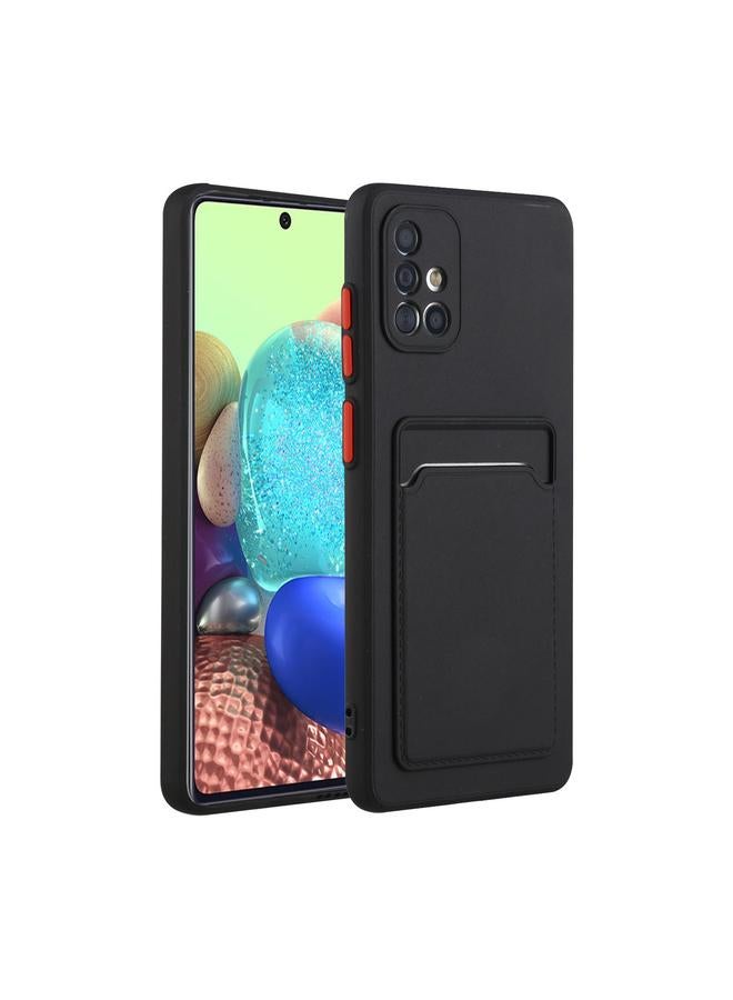 The Bros Case For Samsung Galaxy A71 5G Card Slot Design Shockproof TPU Protective Case