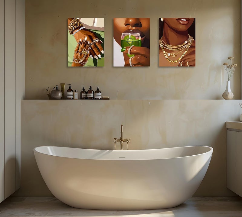 OWNANRTHM African Woman Canvas Wall Art Set - Image 4