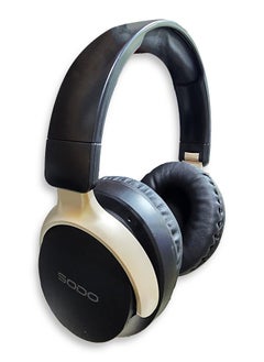SODO Wireless Headphones with Active Canceling , 93 dB sensitivity and External Built In Microphone Walk and Talk , it's Support SD Card  useing  Bluetooth 5.0 technology for connectivity with a frequency response of 20Hz to 18kHz Model SD-1103 / Black  - Image 3