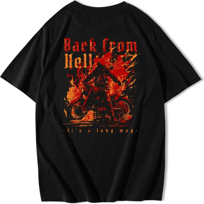 BRZ Collection Oversize Back From Hell T-Shirt