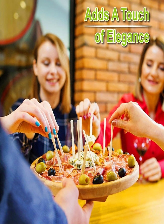 SANWALSA [Pack of 70 pcs, 3.5 inch] Disposable Wooden Fruit Fork | Eco-Friendly Wooden Cutlery | Ideal for Fruits, Starters & Desserts - Image 5