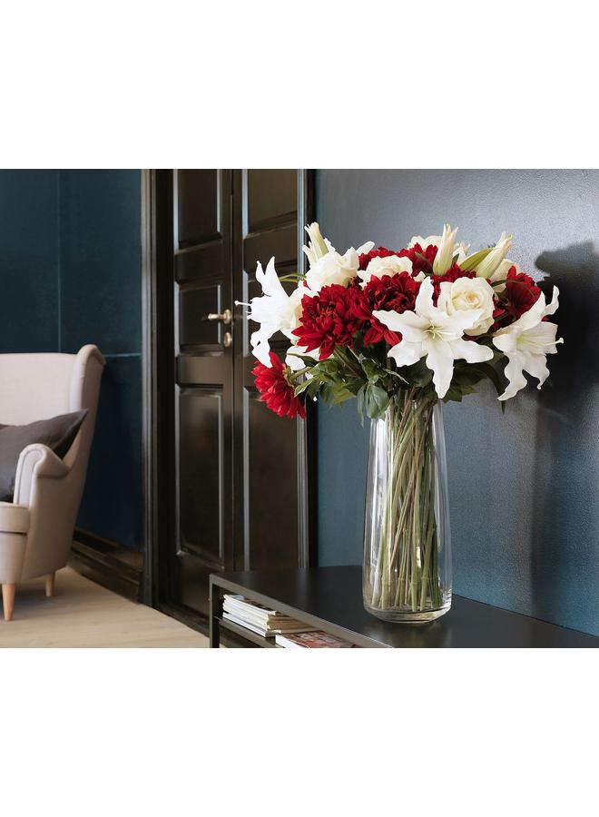 Zaboon Artificial Flower, Lily/White, 85 Cm - Image 3