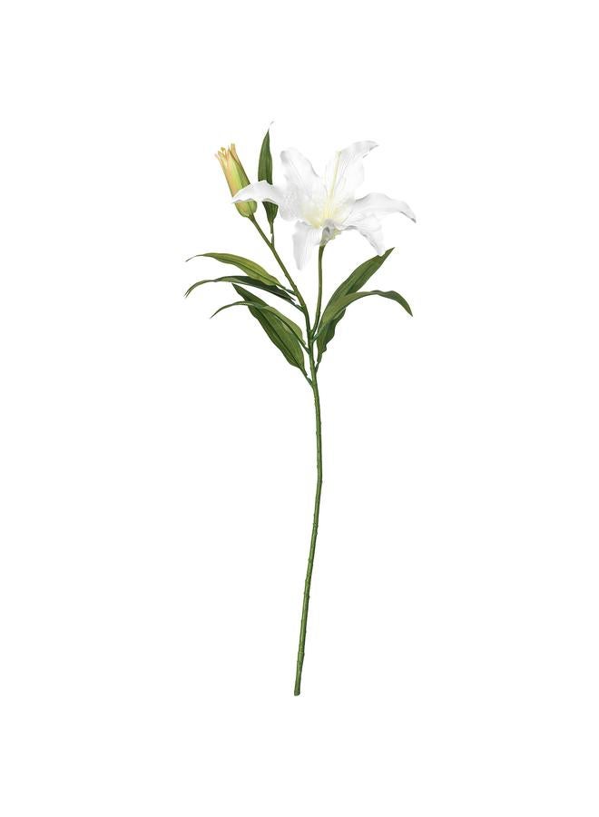 Zaboon Artificial Flower, Lily/White, 85 Cm - Image 1