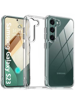 YoYoTech Samsung Galaxy S23 Case 6.1 inch 2023 Crystal Clear Anti Yellowing Strong Drop Resistent Top Grade Protection Thin ShockProof Anti Scratch Hard Back Cover  - Image 1