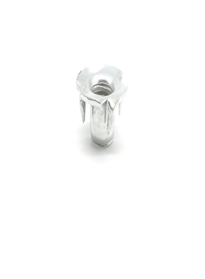 binifiMux صواميل binifiMux M6 x 8mm T مطلية بالزنك، صواميل T رباعية الشعب، تُركّب في الأثاث الخشبي، عبوة من 25 قطعة - Image 4