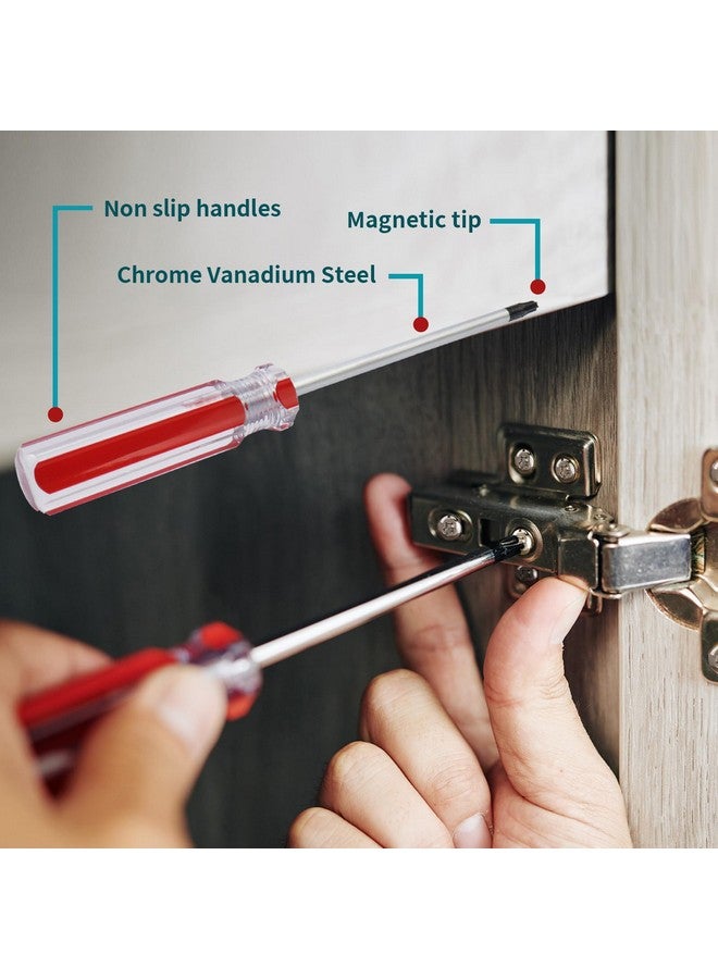 Antrader T20 5mm Magnetic Tip Plastic Grip Torx Security Screwdriver 100mm Long - Image 3