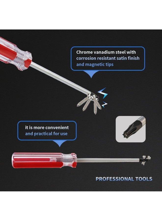 Antrader T20 5mm Magnetic Tip Plastic Grip Torx Security Screwdriver 100mm Long - Image 5