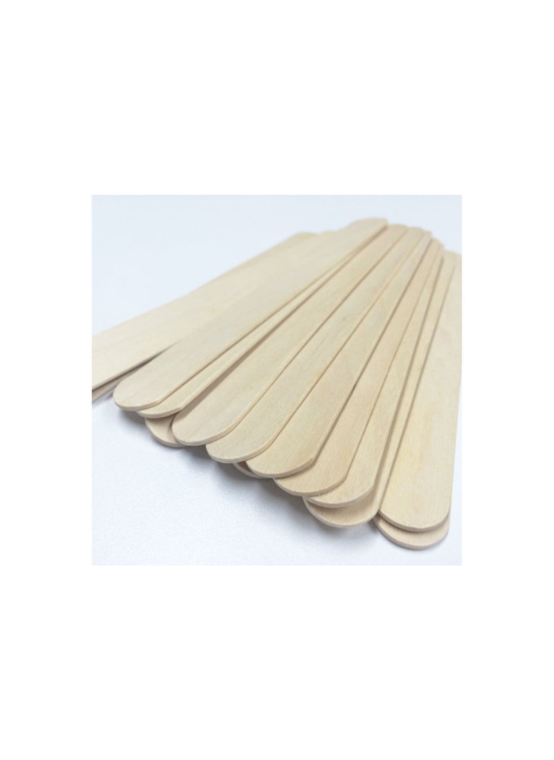 LA PERLA TECH  - Disposable Wooden Tongue Depressor / Waxing Spatula -100pcs/box - Image 1