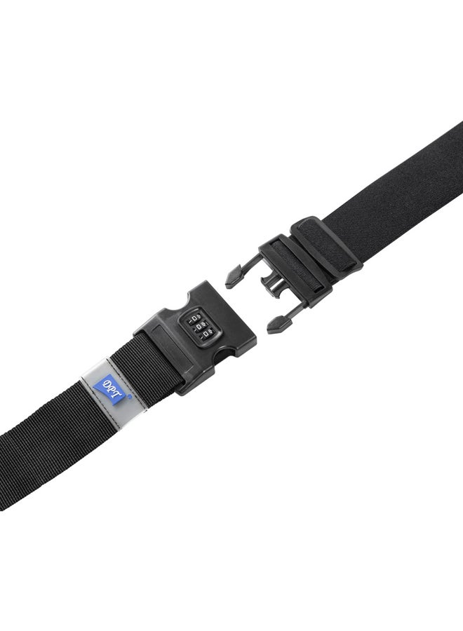 DPT Travel Luggage Strap, Black, Size 5*220 Cm - Image 4