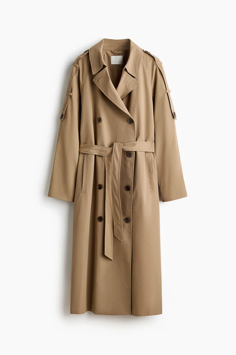 H&M  Double-breasted trench coat for Women | Best Price UAE