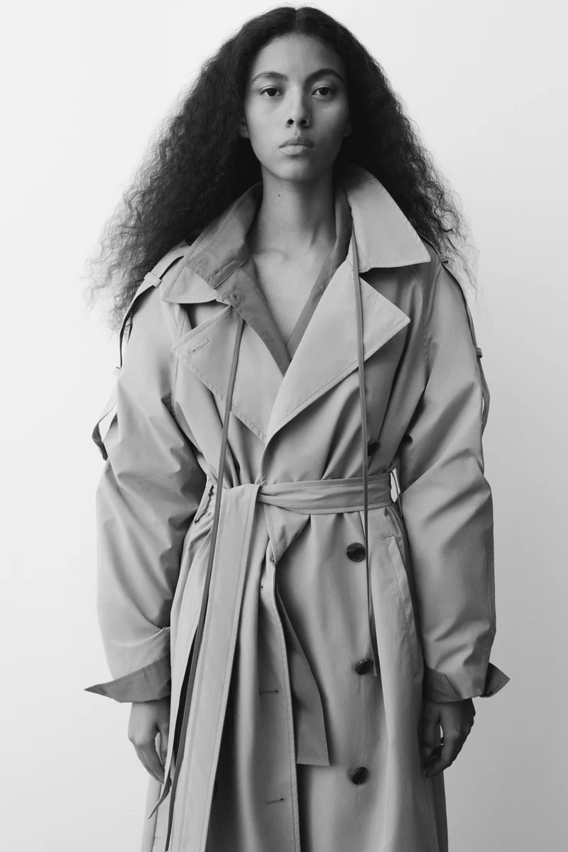 H&M  Double-breasted trench coat for Women | Best Price UAE