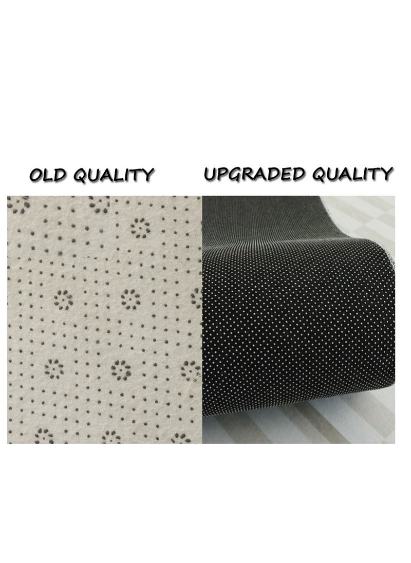 Mei Lifestyle - Modern Wool Fluffy Floor Mat Carpet with Anti slip High Pile Bottom with Upgraded Foam (Size 120×160CM) - Image 1
