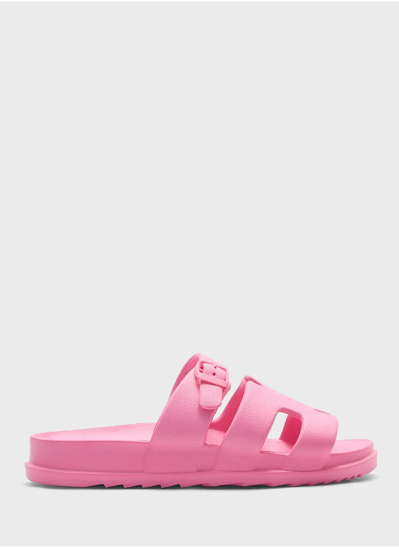 ستيف مادن Darliing Multi Strap Flat Sandals