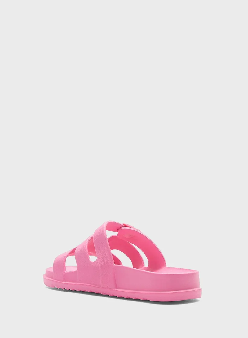 STEVE MADDEN Darliing Multi Strap Flat Sandals