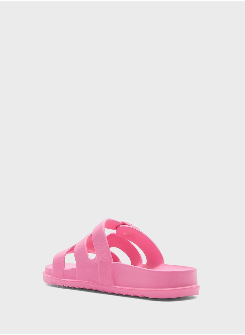 STEVE MADDEN Darliing Multi Strap Flat Sandals  - Image 2