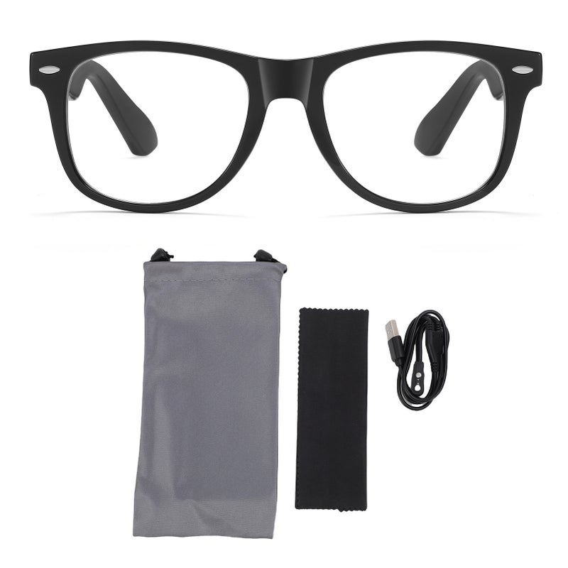 Smart BT5.4 Glasses with Open-Ear Audio, HD Calls, 7H Playtime, Touch Control, Voice Assistant, Stylish Sunglasses for Daily/Travel/Work Use, Magnetic Charging Anti Blue-ray - Image 1