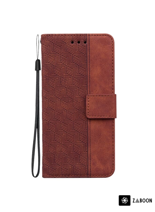 Zaboon Protective Case For Xiaomi Mi 10T Lite 5G Geometric Embossed Leather - Image 2