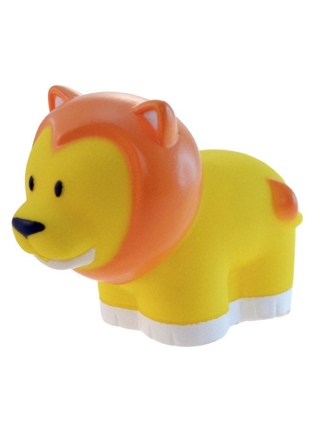 Puzzled DolliBu Lion Bath Buddy Squirter - Floating Yellow Lion Rubber Bath Toy, Fun Water Squirting Bathtime Play For Toddlers, Cute Wild Life Zoo Animal Toy For The Bathtub, Beach, & Pool for Girls & Boys - Image 1