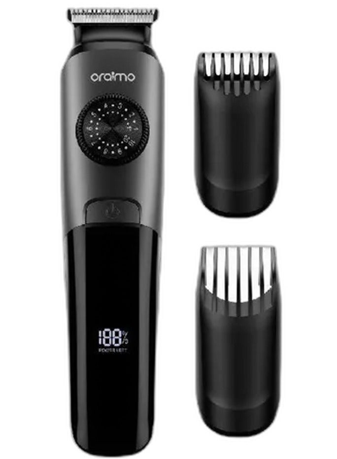 Oraimo Professional Electric Razor Smart Trimmer 2 Precision Durable Precision Dial Trimmer - Black - Image 1