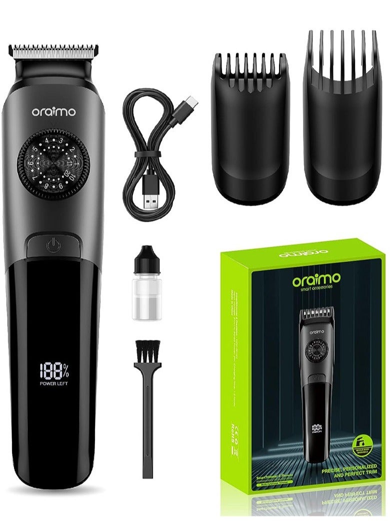 Oraimo Professional Electric Razor Smart Trimmer 2 Precision Durable Precision Dial Trimmer - Black - Image 3