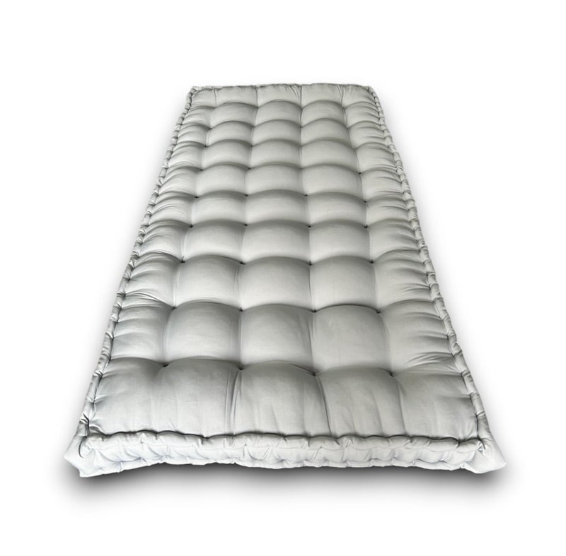 Atootfusion Soft Cotton Floor Box Mattress, 5-Inch Thick, Foldable, Movable Medium Firm, Solid Colored Bed Mattress (Grey, Small Single Bed 30X72X5 Inches) - Image 2