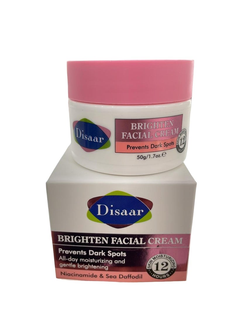 Brighten Facial Cream Prevents Dark Spots Niacinamide And Sea Doffodil 50g