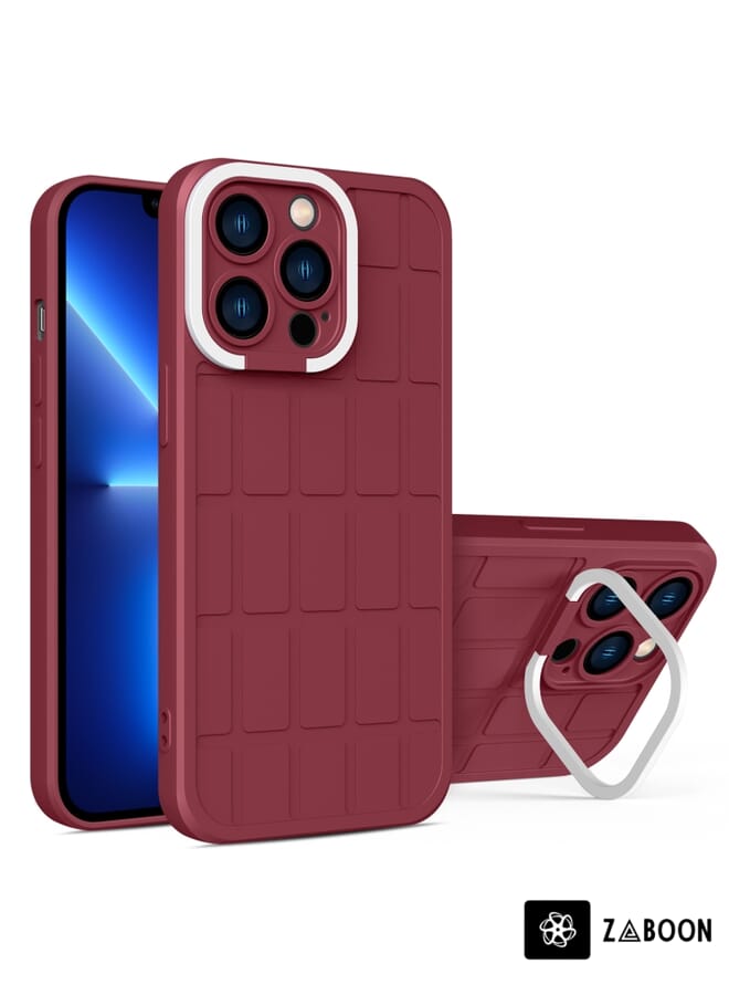 Zaboon Protective Case Cover For iPhone 13 Cube Lens Holder TPU + PC - Image 1