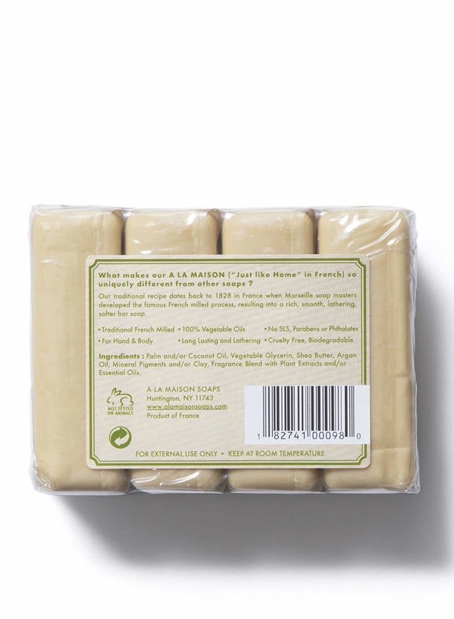 A La Maison Rosemary Mint Bar Soap - Triple French Milled Natural Moisturizing Hand Soap Bar (4 Bars of Soap, 3.5 oz) - Image 4