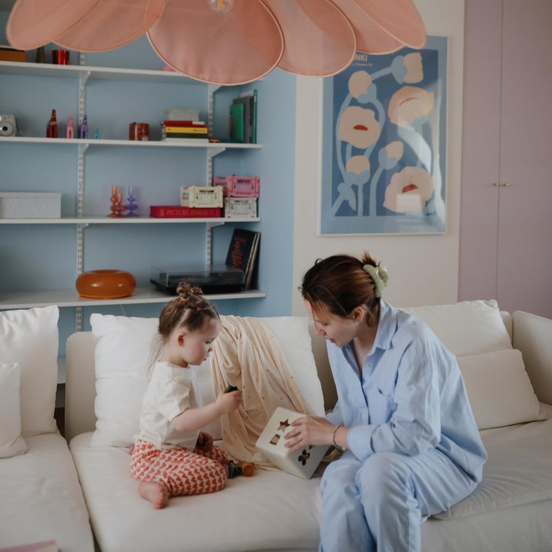 mushie Shape Sorting Box (Original) | Educational Learning Toy for Toddlers with 12 Shapes | Made in Denmark (10+ Months) - Image 4