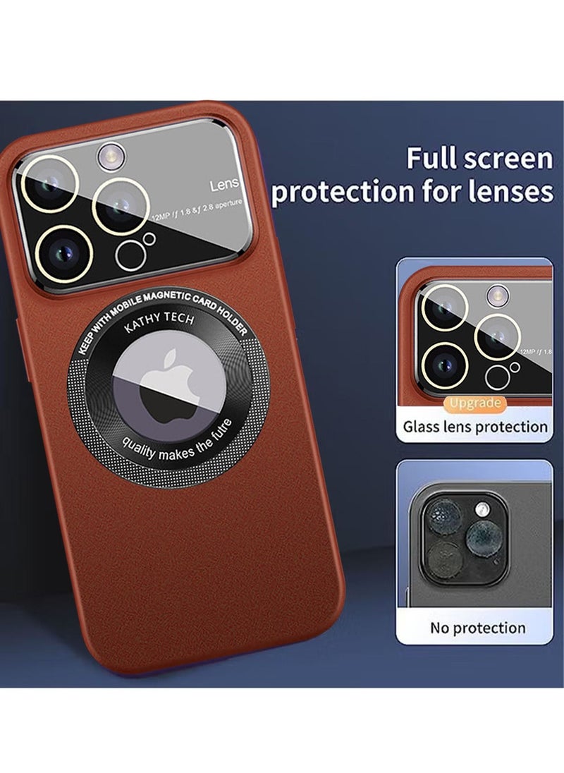 iPhone 14 Pro MagSafe Dustproof Case Cover With Camera Lens Tempered Glass Protection Shock-Absorbing Prortector Back Cover With Anti-fingerprint With Anti-scratch Wireless Charging