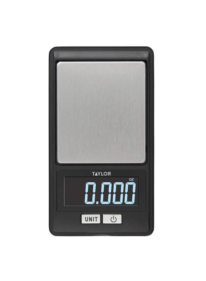 Taylor High-Precision Digital Portioning Scale with Cover, 16OZ/500G, Black - Image 1