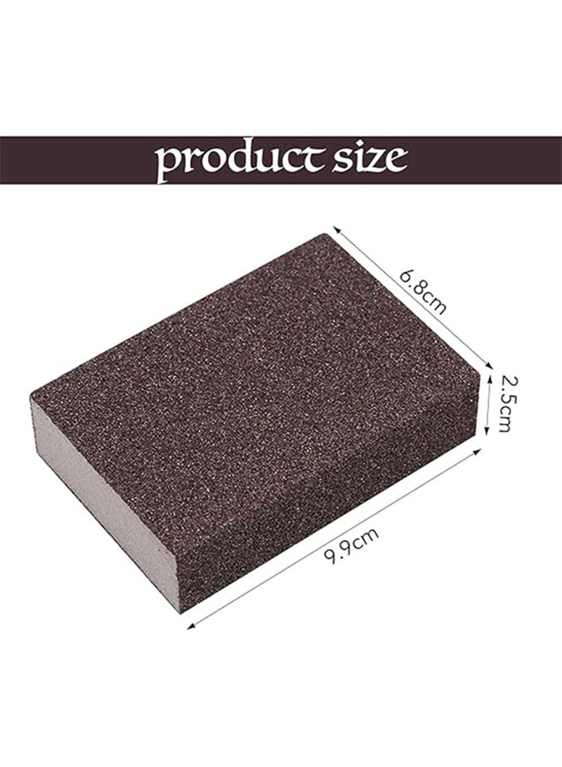 2 PCS Sanding Sponges, Washable Sanding Blocks Reusable Sandpaper Blocks, Wet and Dry Dual-use Abrasive Pads, Sand Sponge Washable and Reusable,Wet and Dry Sand Paper Pack Blocks for Metal,Wood,Wall - Image 2