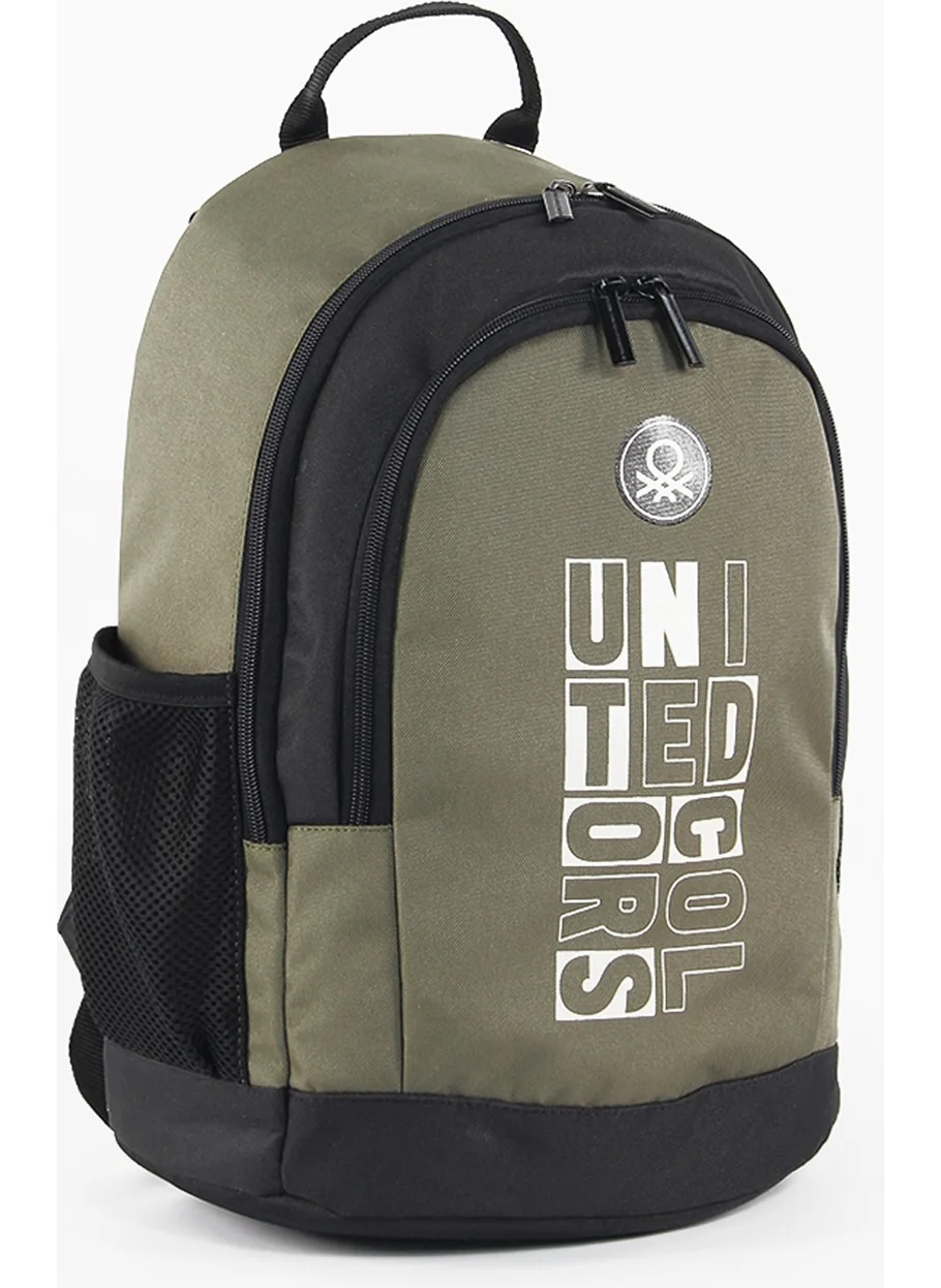 بينيتون United Colors Of BNT04292 Green - Black Men's Backpack