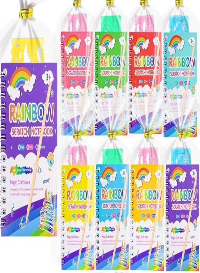 VRB Dec 6 pcs Return gifts for birthday return gift for kids 6-12 used for kids return gifts,Gift for Children/Birthday in Bulk Ideas/Unique Girls Boys Teens Favors (6 Pcs Scratch Note) - Image 1