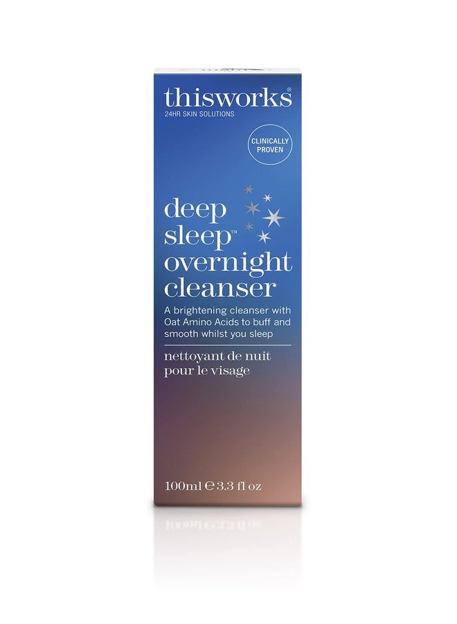 THISWORKS Deep Sleep Overnight Cleanser, with Oat Amino Acids & Hyaluronic Acid to Gently Exfoliate & Rehydrate, 100ml - Image 2