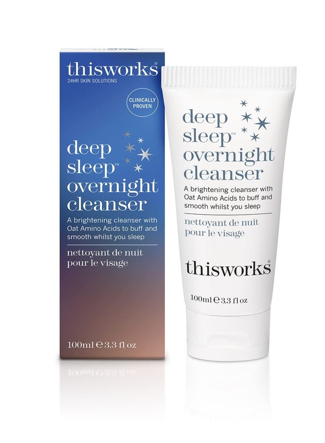 THISWORKS Deep Sleep Overnight Cleanser, with Oat Amino Acids & Hyaluronic Acid to Gently Exfoliate & Rehydrate, 100ml - Image 1