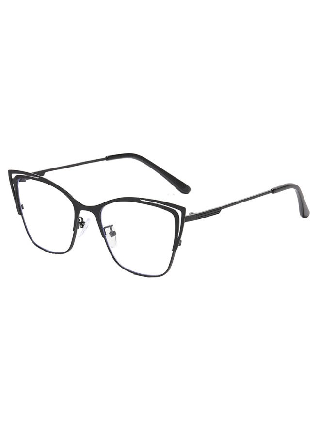Fashionable New Metal Hollow-out Frame Blue Light Blocking Photochromic Glasses Trendy Premium Eyeglass Frames Plain Lenses - Image 5