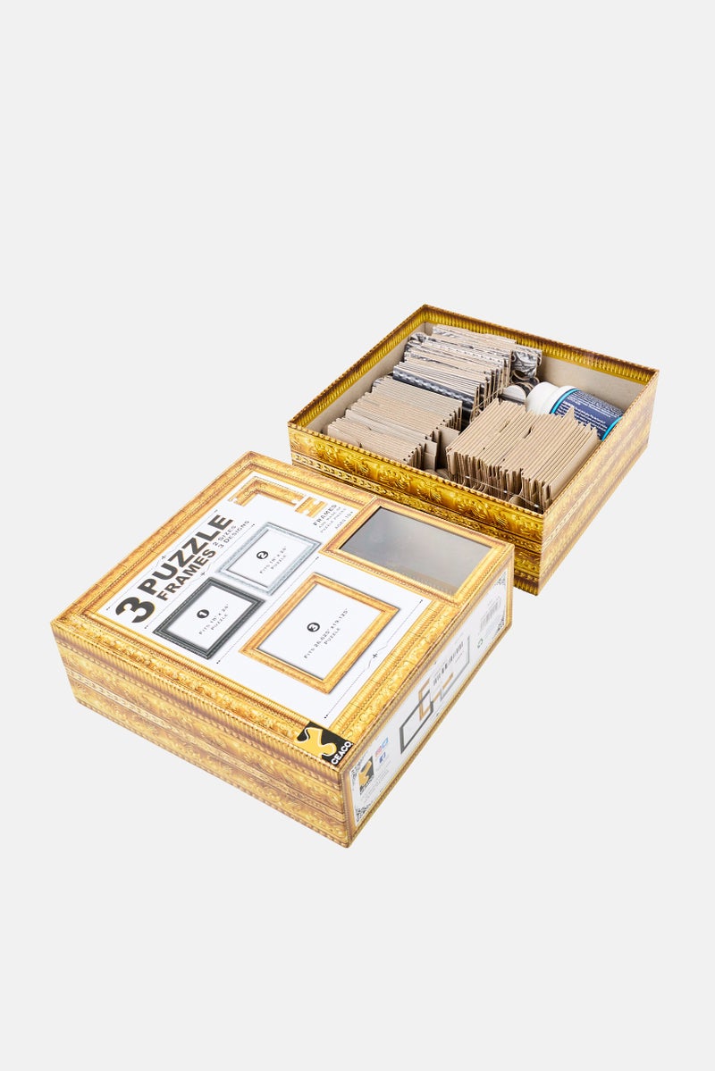 Ceaco 3 Jigsaw Puzzle Frames, Black - Image 4