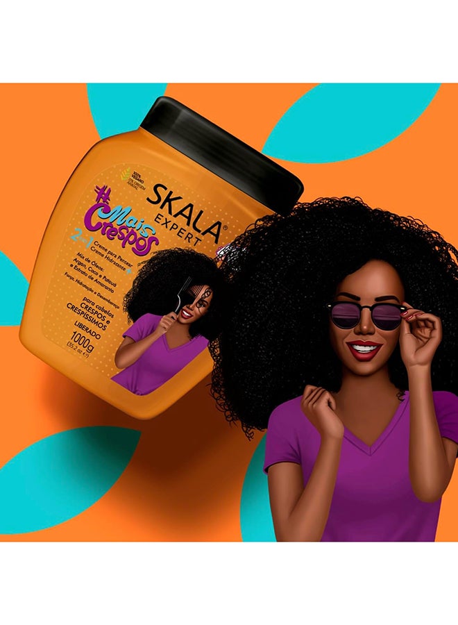 SKALA Expert Mais Crespos 2-in-1 Cream And Conditioner for Curly Hair I Hydration and Detangling I 1000 grams - Image 5