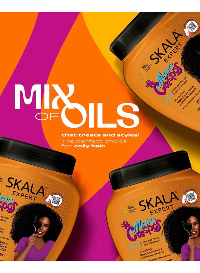SKALA Expert Mais Crespos 2-in-1 Cream And Conditioner for Curly Hair I Hydration and Detangling I 1000 grams - Image 3