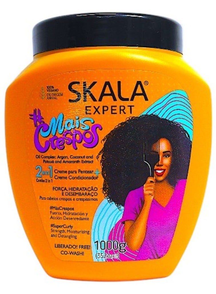 SKALA المزيد من كريم الشعر كريسبوس سكالا (عبوة واحدة) 35.2 أونصة - Image 1